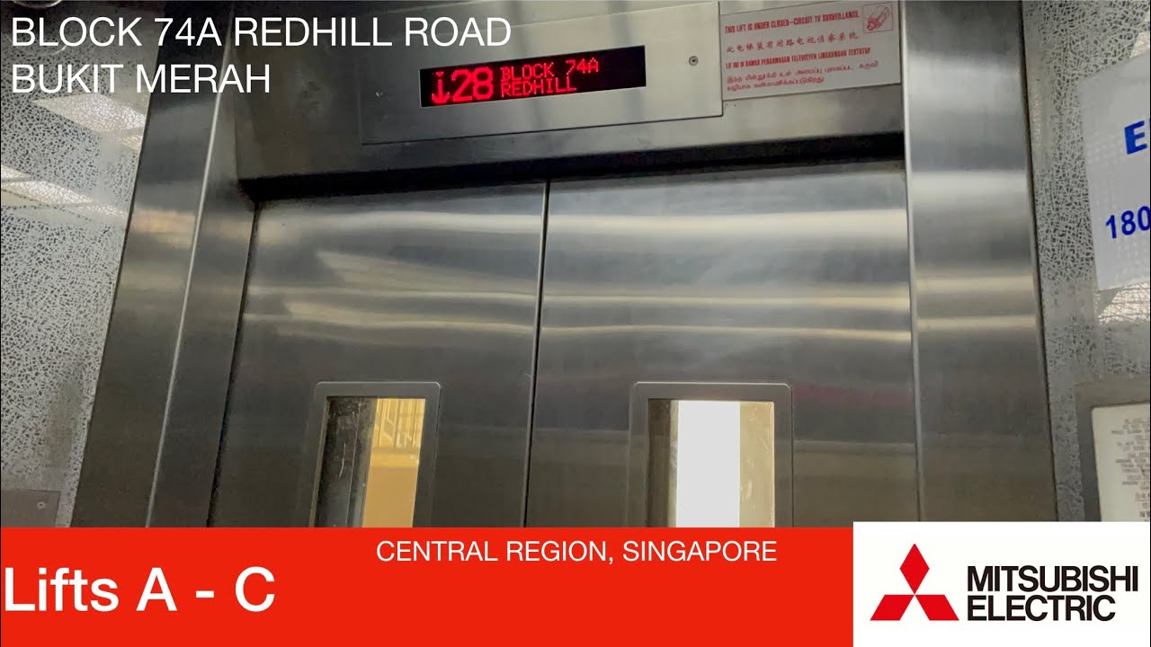 HDB Block 74A Redhill || Mitsubishi Elevator