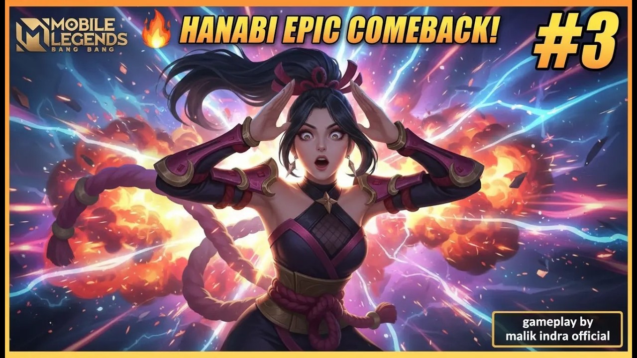 🔥 HANABI EPIC COMEBACK! Tertinggal 10 Kill Tapi gak Savage di Late Game!