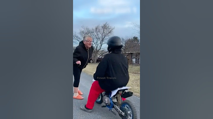 Karen yells at kid on dirt bike