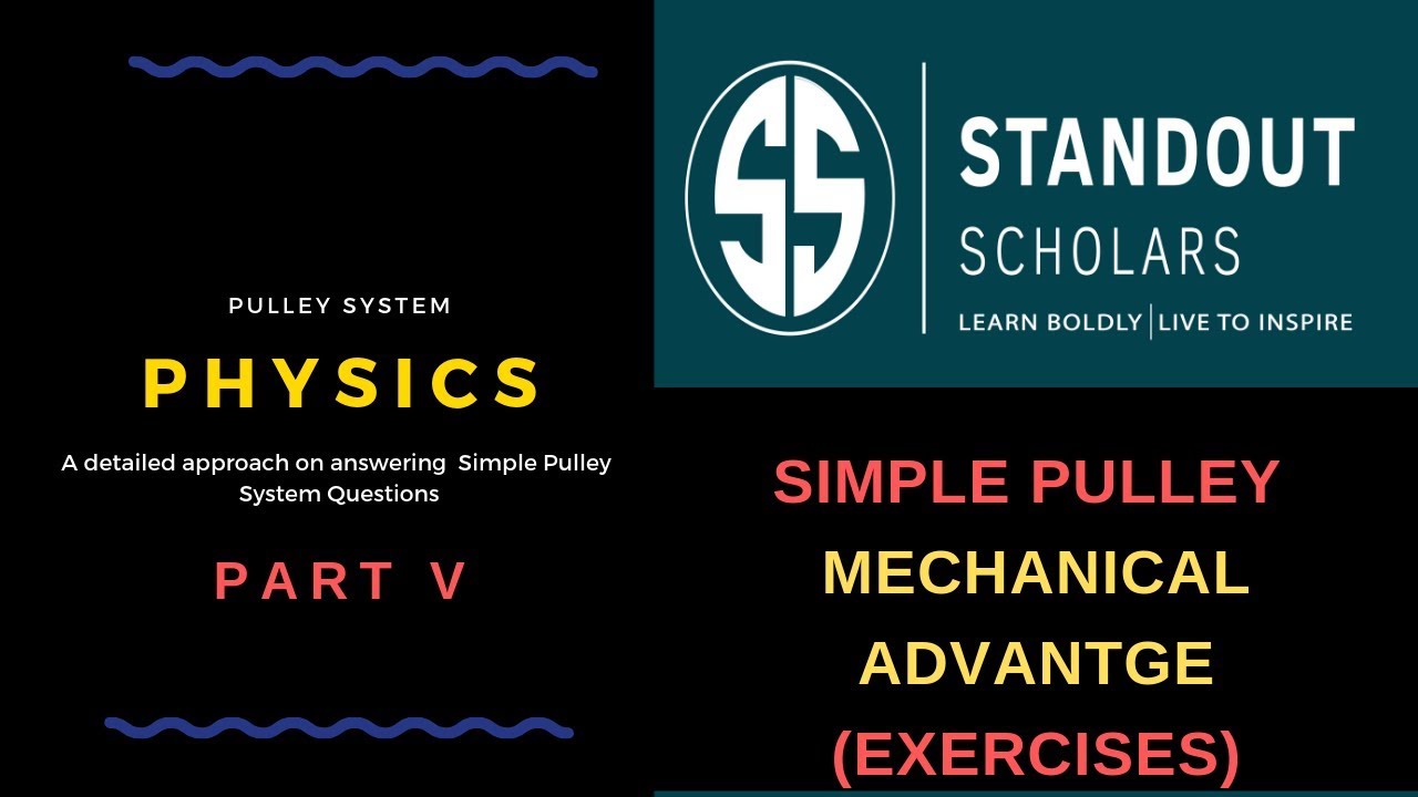 Pulley System (Mechanical Advantage) Sample Questions - Part 5