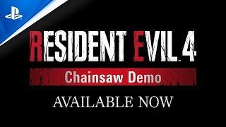 Resident Evil 4 | Chainsaw Demo Trailer | PS5, PS4
