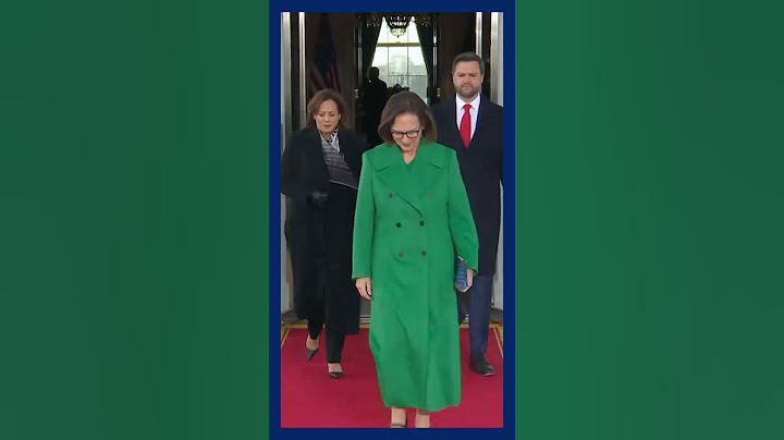 Kamala Harris, JD Vance depart White House for presidential inauguration ceremony