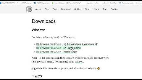 Install SQLite DB Browser
