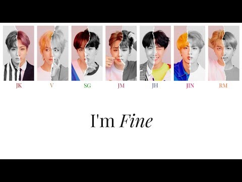 BTS - I'm Fine, Lyrics #easylyrics #kpoplirik #army💜 #bangtan소년