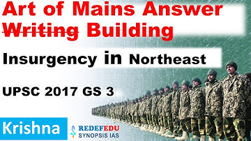 UPSC GS3 Internal security PYQs 2017 | Mains Answerer Building |No Answerer Writing