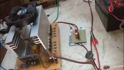 Inversor onda senoidal ainda em observação