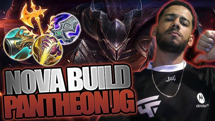 PANTHEON BLINDADO LOL WILD RIFT NOVA BUILD E RUNAS TERROR DO TOP