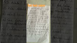 Unit test 1 s.st paper #kidslearning #viralreels #testpreparation ##preprimary #youtubeshorts