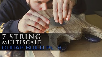 7 String Multiscale - Guitar Build - PART 6