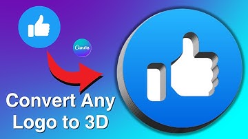 How to turn a 2D Logo into a 3D Logo in Canva
