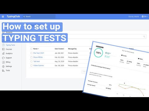 How to Create Typing Tests in TypingClub