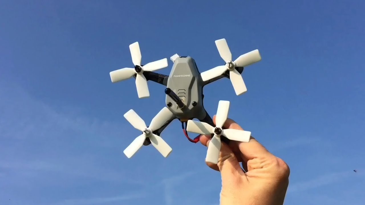 Awesome Youbi XY 130 brushless FPV Racer unboxing - Betaflight - Test Flug