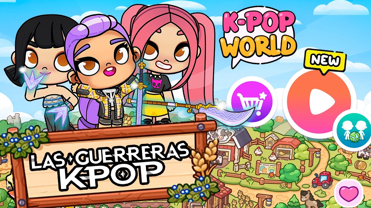 LAS GUERRERAS K-POP INVADEN AVATAR WORLD ✨🎶 | Juanvi Gameplays