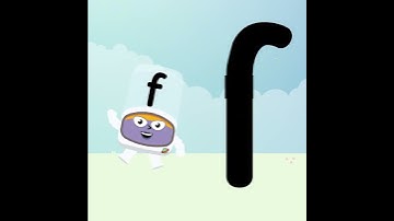 @officialalphablocks - Learn How to Write the Letter F | Curly Line | How to Write App
