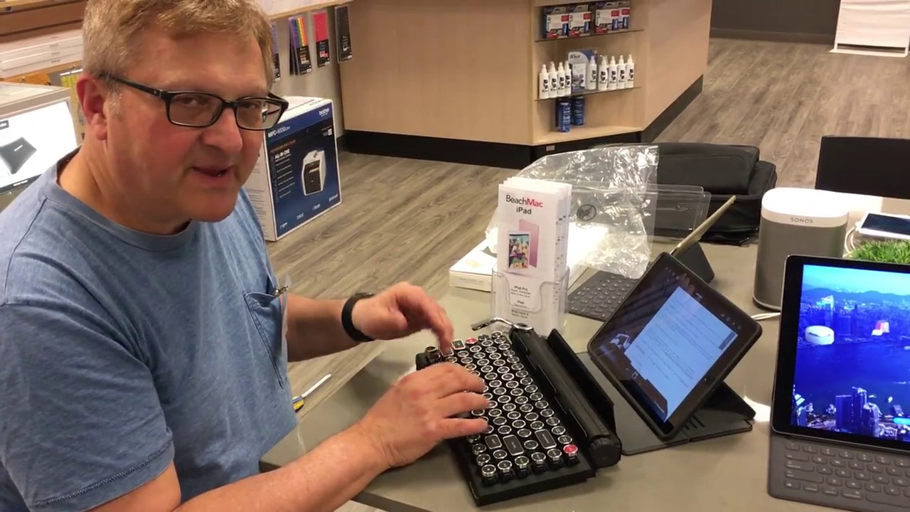 QwerkyWriter with Hanx Writer Now at BeachMac