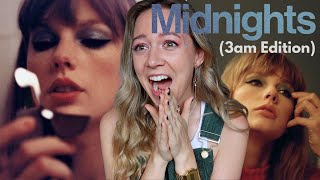 REACTING TO MIDNIGHTS BY TAYLOR SWIFT *3AM TRACKS & HITS DIFFERENT* ✨ (i'm not okay)