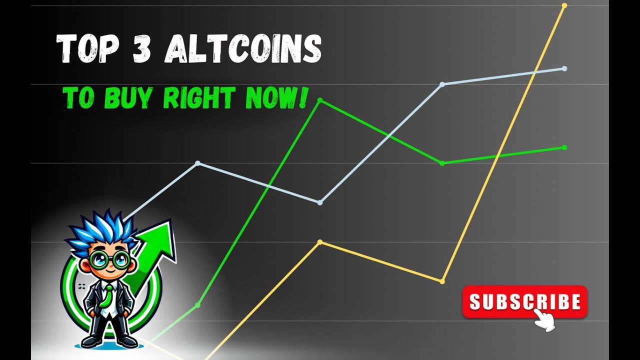 My Top 3 Altcoins To Buy RIGHT NOW! - YouTube