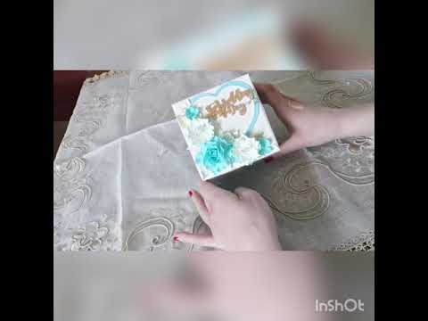 Exploding box. Wedding