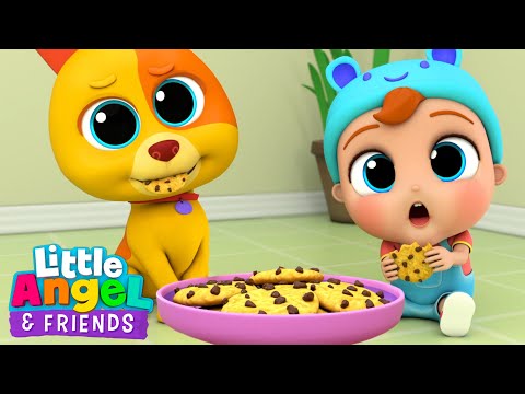 Yum Yum Cookies and Vegetables | Little Angel And Friends Kid Songs