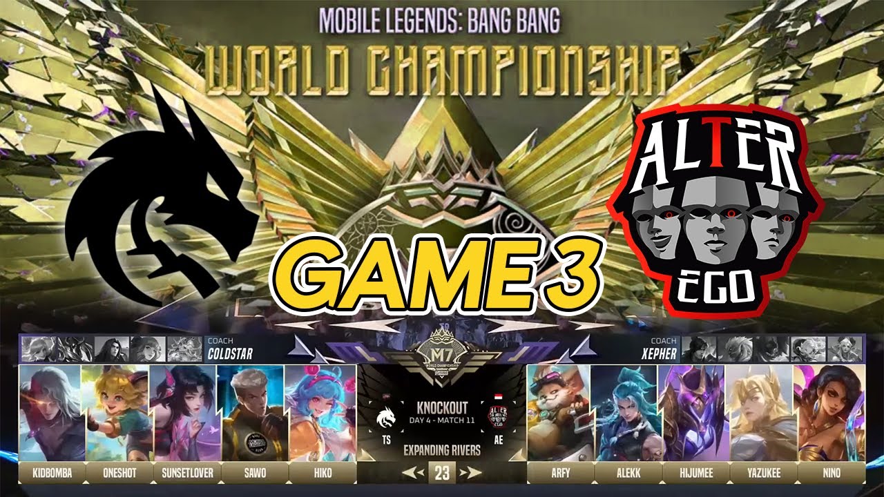 HIGHLIGHT KILL GAME 3 - TEAM SPIRIT VS ALTER EGO ID | KNOCKOUT STAGE | DAY 4 | M7 WORLD CHAMPIONSHIP