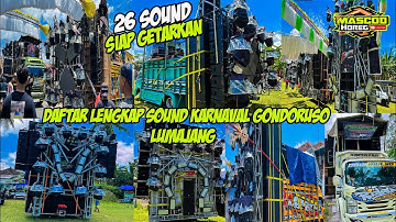 DERETAN 26 SOUND MENUJU START KARNAVAL GONDORUSO BREWOG RISWANDA CAK WAN JADI MASKOT #horegg #brewog
