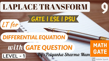 Application of Laplace Transform in DE with GATE PYQs - 1 I Engineering Maths by Priyanka Sharma Mam