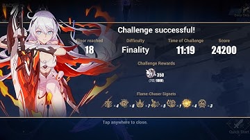 Finality Deep Sequence HoF! | Elysian Realm | Honkai Impact 3