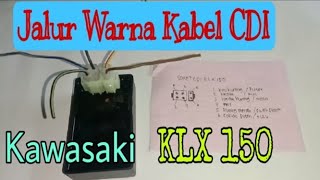 Jalur Warna Kabel CDI Kawasaki KLX 150 @asmchannel1505