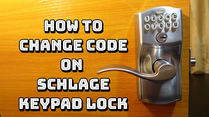 How to Change Code on a Schlage Lock