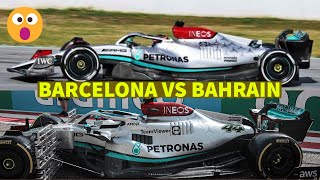 Mercedes W13 CAR Comparison BARCELONA VS BAHRAIN Testing | Completely Different Cars!!