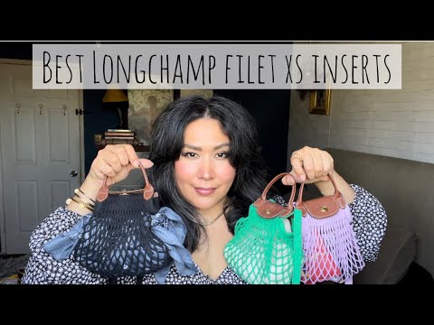 Longchamp Le Pliage Filet Crossbody Bag XS Ecru