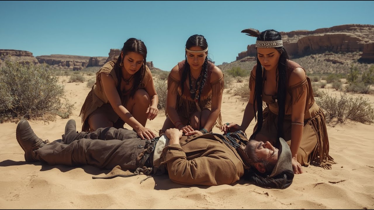 “We Saved Him — Now He Is Our Beloved Husband” Said the Three Apache Women About the Widowed Cowboy!