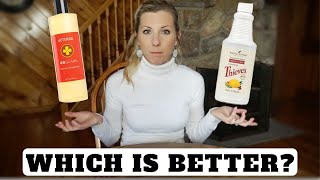 doTERRA OnGuard vs YOUNG LIVING THIEVES | UNBIASED REVIEW | NONTOXIC CLEANING | ERIN