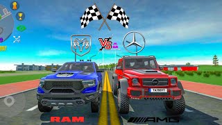 Car Simulator 2 | Mercedes VS Dodge | G63 AMG 6x6 VS Ram Trx | Race & Top Speed | Android Gameplay screenshot 5