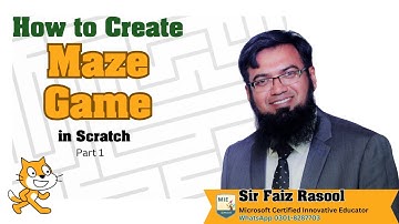 Scratch Maze Game Tutorial (Part 1) | Learn Game Development Step by Step! | The Smart School Ghotki