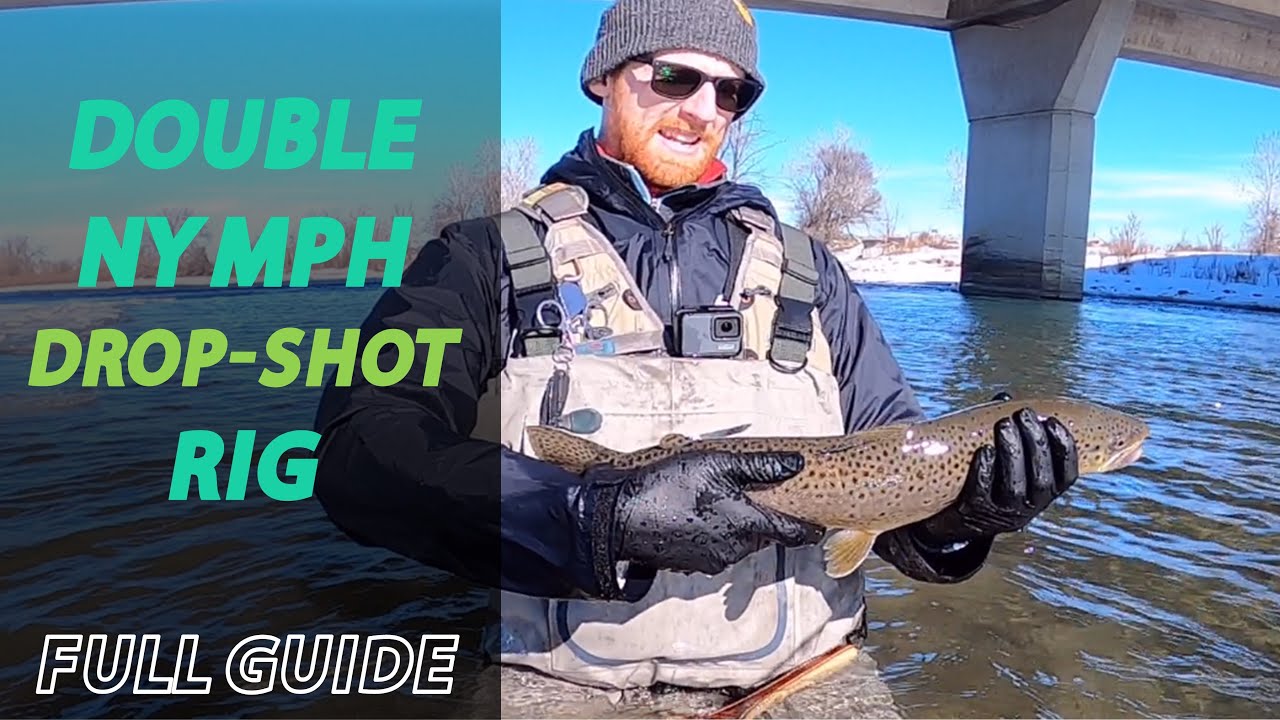 Fly fishing with the Double Nymph Dropshot Rig: a great strategy