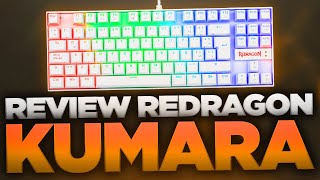 Review Redragon Kumara White K552W 🔥 Teclado TKL, RGB y con Switches Red! screenshot 5