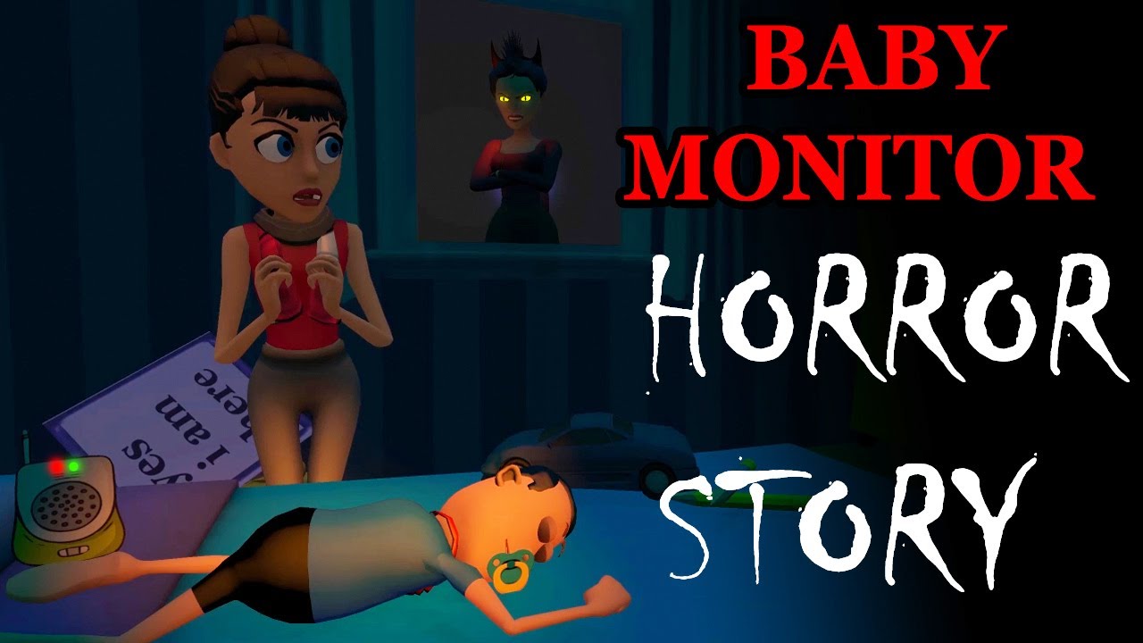 Baby Monitor Crying Baby | Animated Horror Story Hindi Urdu | chudail ki kahaniya