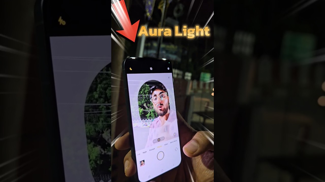 Vivo X200 Fe Dual Selfie Aura Light #vivo #vivox200fe #tech #shorts