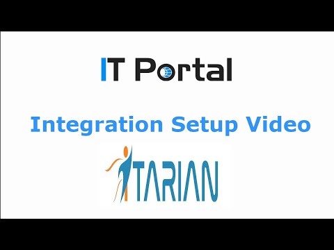 IT Portal -  Itarian Integration