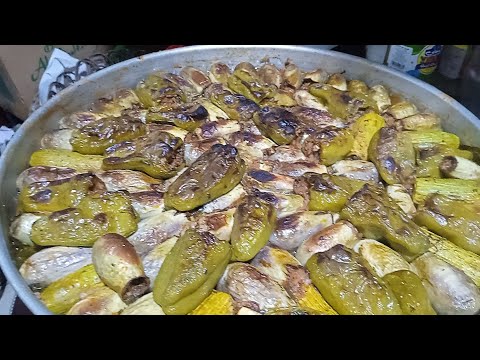 المحشي المشكل يحلي وسط العيله واللمه الحلوه دعواتكم للحاجه ام رضا بالشفاء العاجل