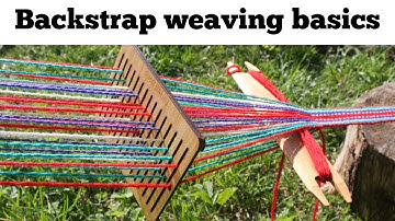 How to weave rigid heddle backstrap for beginners