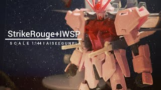 HOW I BUILD MY FIRST HG I 1/144 I STRIKEROUGE + I.W.S.P. |