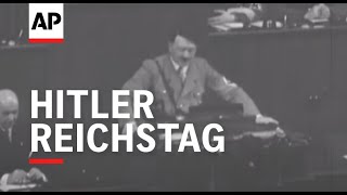 Adolf Hitler - 1934  | Movietone Moment | 19 August 2022 Resimi