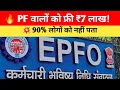 EPFO News: PF कटता है तो मिलेगा ₹7 लाख का फ्री इंश्योरेंस | EDLI Scheme Explained 2026