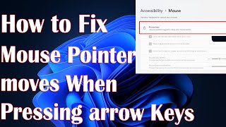 Mouse pointer moves when pressing arrow keys - Fixes