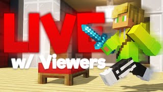 Playing hypixel with viewers! Dueling,bedwars,skywars etc