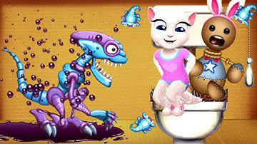 Kick the Buddy vs My Talking Angela 2 Android Gameplay Walkthrough Part 15 | Aliens Animals