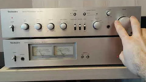 Technics Power Amplifier SE 9021 & Preamplifier SU 9011