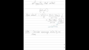 MATH 1120-Sec 2.1-Velocities and the Limit Process (Part 1 of 2)